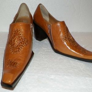 LONG POINT Toes TRIBAL GUARACHERO Leather Sz.8